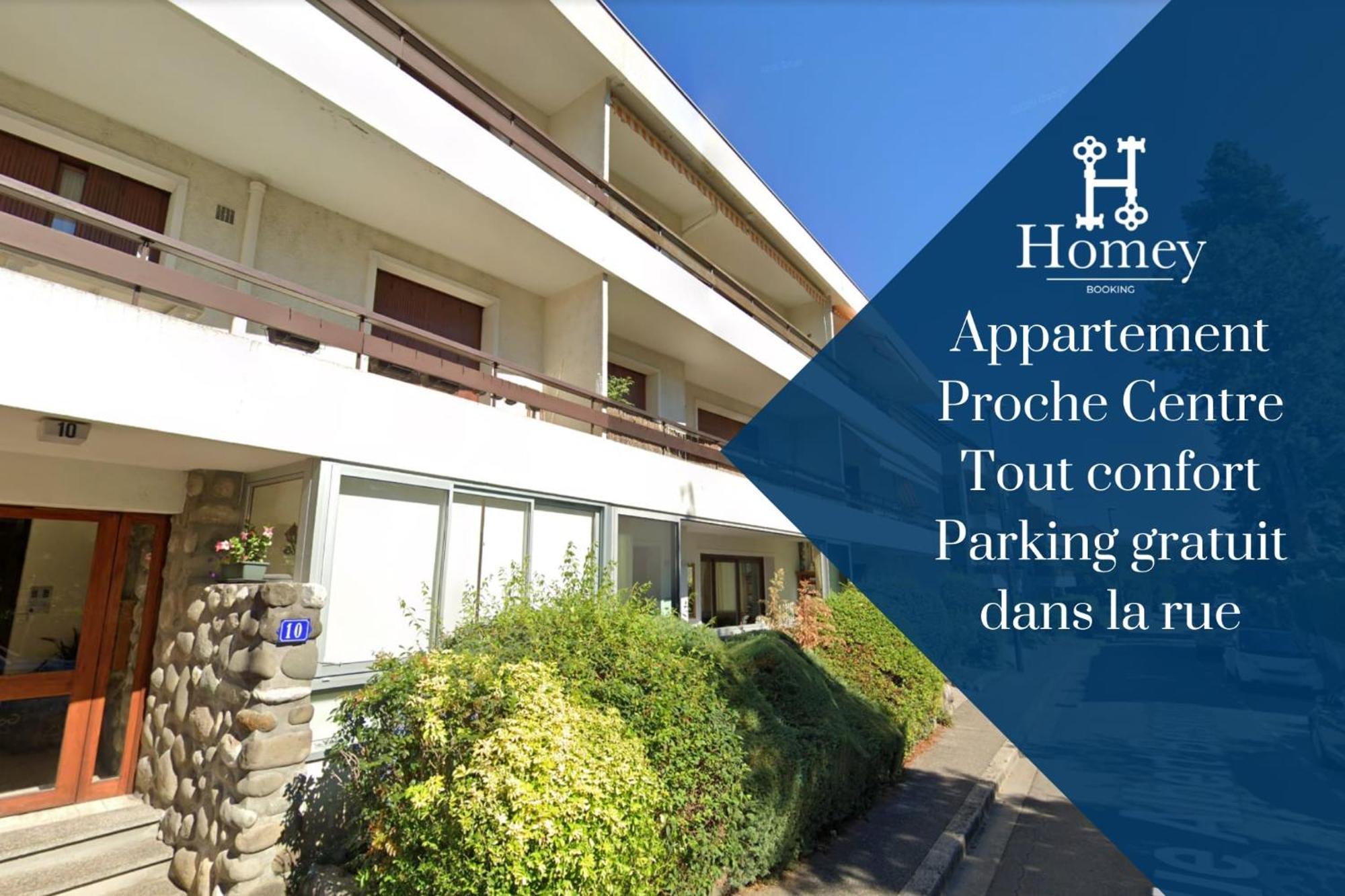 Homey Tidy - New / Proche Centre Annecy / Parking Gratuit / Logement Entierement Equipe Екстериор снимка