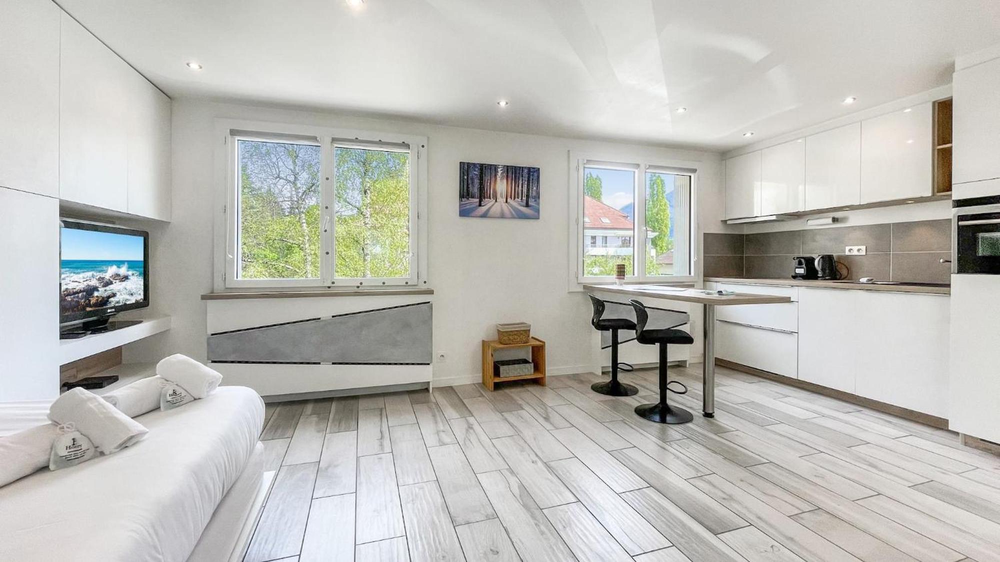 Homey Tidy - New / Proche Centre Annecy / Parking Gratuit / Logement Entierement Equipe Екстериор снимка